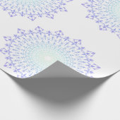 LightGreenLightPurple Diamond Edge Wrapping Paper Geschenkpapier (Ecke)