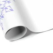 LightGreenLightPurple Diamond Edge Wrapping Paper Geschenkpapier (Rolleneckpunkt)