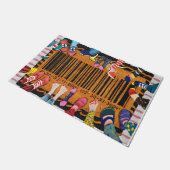 Lighthearstep Barcode Funny Feet Barcode Fußmatte (Schrägansicht)