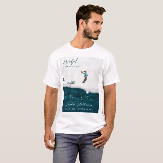 Lighthearted Funeral Tshirt für Gedenkdienst (Vorne ganz)