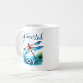 Lighthearted Joy - Artistic Dragonfly Kaffeetasse (Vorderseite Links)