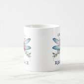 Lighthearted Joy - Artistic Dragonfly Kaffeetasse (Mittel)