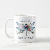 Lighthearted Joy - Artistic Dragonfly Kaffeetasse (Links)