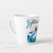 Lighthearted Joy - Artistic Dragonfly Milchtasse (Linke Ecke)