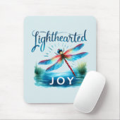 Lighthearted Joy - Artistic Dragonfly Mousepad (Mit Mouse)
