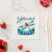 Lighthearted Joy - Artistic Dragonfly Serviette (Beispiel)