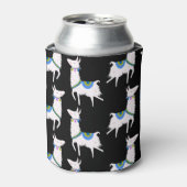 Lighthearted Lama: spielerisches Muster. Dosenkühler (Kanne Vorderseite)