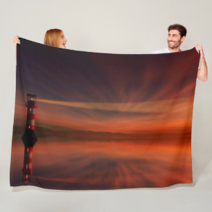 LIGHTHOS AM SONNENSATZ FLEECEDECKE