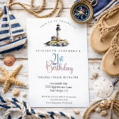 Lighthouse 21st Birthday Einladung