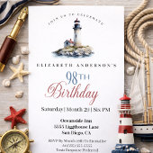 Lighthouse 98th Birthday Einladung
