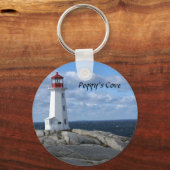 Lighthouse at Peggy's Cove Schlüsselanhänger (Vorderseite)