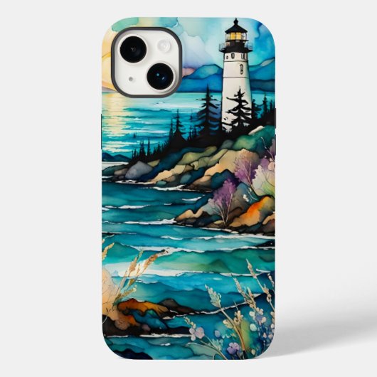Lighthouse Bay Wildblume Garden Case-Mate iPhone Hülle (Rückseite)