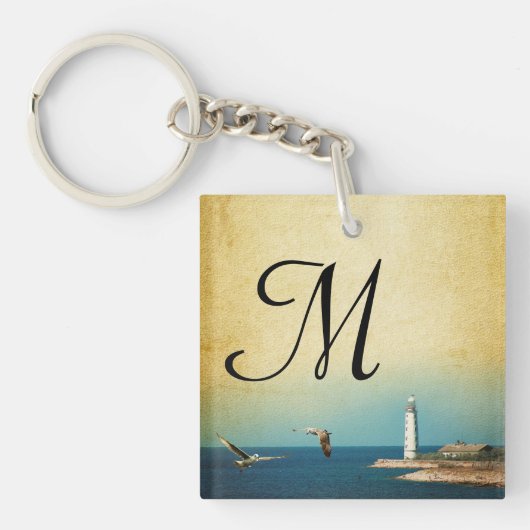 Lighthouse Beach Key Chain Schlüsselanhänger (Vorderseite)