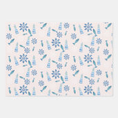 Lighthouse Beach Wasserfarbe Handgestrichen Außenb Geschenkpapier Set (Vorderseite 2)