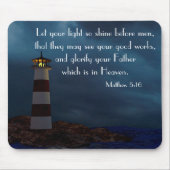 Lighthouse Bible Verse Mousepad (Vorne)