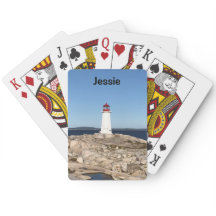 Lighthouse Bicycle Playing Cards - Personalisieren