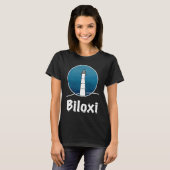 Lighthouse Biloxi Beach T-Shirt (Vorne ganz)
