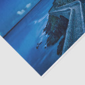 Lighthouse Blue Ocean Decoupage Tissue Paper Seidenpapier (Ausschnitt)