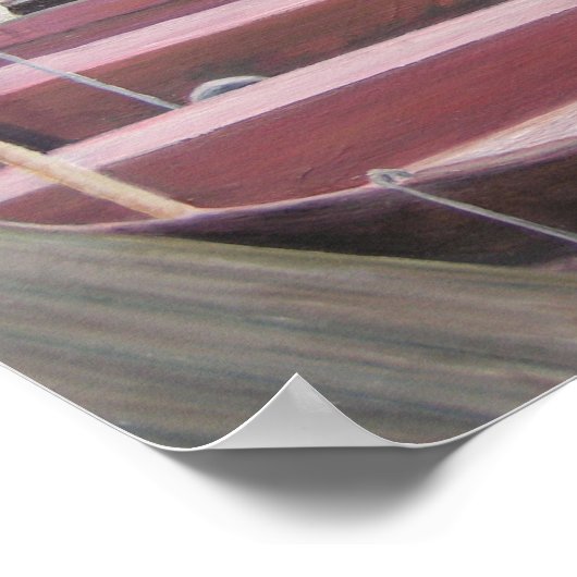 LIGHTHOUSE BOATS Poster (Ecke)