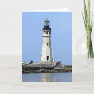 Lighthouse - Buffalo, New York Feiertagskarte