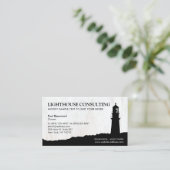 Lighthouse Business Card Visitenkarte (Stehend Vorderseite)