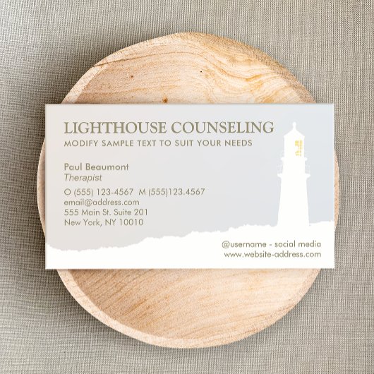 Lighthouse Business Card Visitenkarte