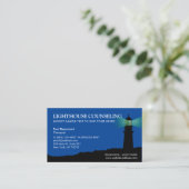 Lighthouse Business Card Visitenkarte (Stehend Vorderseite)