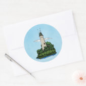 Lighthouse Classic Round Aufkleber (Umschlag)