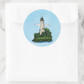 Lighthouse Classic Round Aufkleber (Tasche)