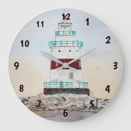 Lighthouse Clock, Latimer's Reef Große Wanduhr