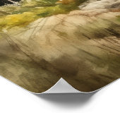 Lighthouse Coastal Art Print Poster (Ecke)