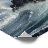 Lighthouse Coastal Art Print Poster (Ecke)