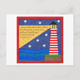 Lighthouse Collage Inspiration Postkarte