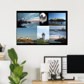 Lighthouse Collage Poster! Poster (Heimbüro)