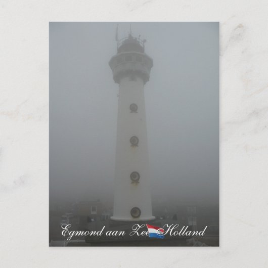 Lighthouse Egmond aan Zee Holland Postcard Postkarte (Vorderseite)