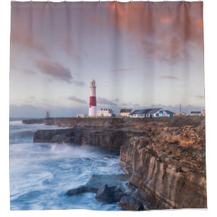 Lighthouse England Duschvorhang