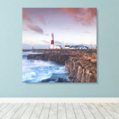 Lighthouse England Leinwanddruck (Insitu (Holzboden))