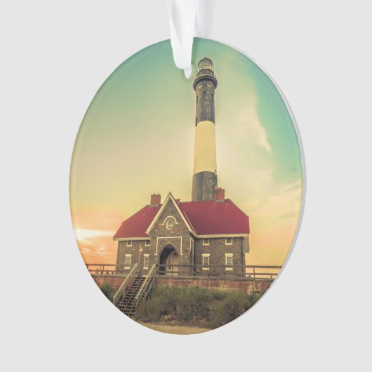 Lighthouse Fire Island Ornament (Vorderseite)