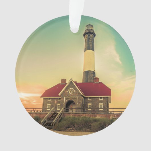 Lighthouse Fire Island Ornament (Vorderseite)