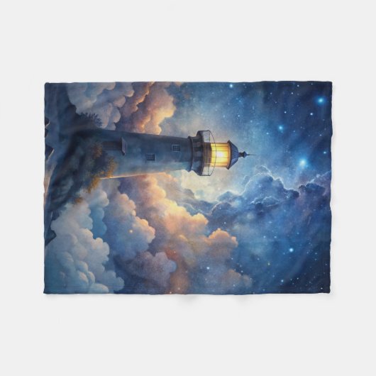 Lighthouse Fleecedecke (Vorderseite (Horizontal))