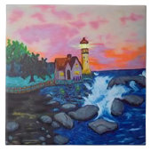 Lighthouse Fliese (Vorderseite)