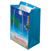 Lighthouse Geschenktasche Mittlere Geschenktüte (Vorderseite Schrägansicht)