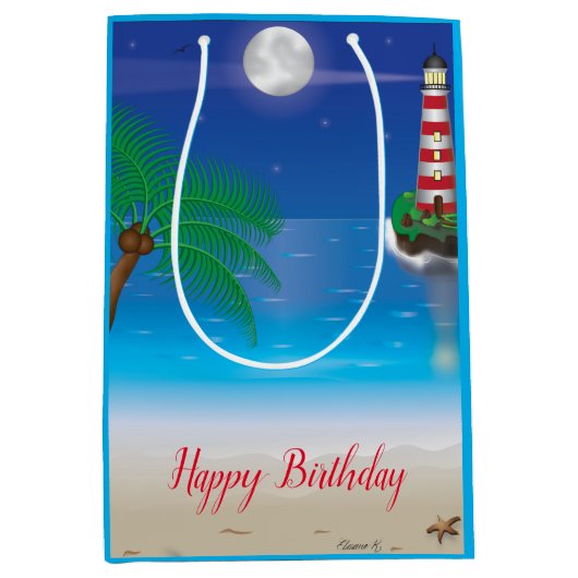 Lighthouse Geschenktasche Mittlere Geschenktüte (Vorderseite)