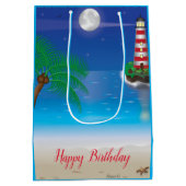 Lighthouse Geschenktasche Mittlere Geschenktüte (Rückseite)