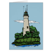 Lighthouse Grußkarte (Vorne)