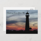 Lighthouse Grußkarte Postkarte (Vorne/Hinten)