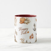 Lighthouse-Herbstsaison-Nautik-Küste Tasse (Zentrum)