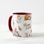 Lighthouse-Herbstsaison-Nautik-Küste Tasse (Vorderseite Links)