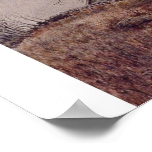 LIGHTHOUSE IN NOANK, CT. POSTER (Ecke)