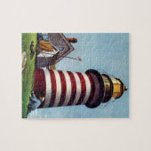 Lighthouse Keeper von Stevan Dohanos Puzzle (Horizontal)